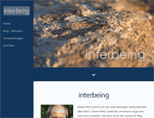 Tablet Screenshot of interbeing.de